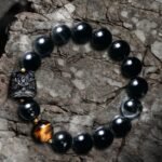 Black-Obsidian-Tiger-Eye-Lion-Bracelet-Water-Guardian; Triple-Beast-Taoist-protection-bracelet-anti-envy; Men’s-elemental-water-armor-bracelet