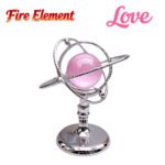 shop now, Gentle pink rose quartz crystal ball for love energy and emotional healing. Heart chakra sphere on rosewood stand for relationship harmony